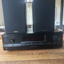Sony Receiver And Klipsch Speakers