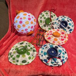 6 Glowing Paper Ball Lanterns