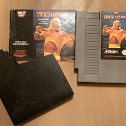 Wrestlemania -1985 W/Hulk Hogan,  Great Condition! Nintendo NES! 