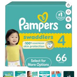 Pampers Swaddlers Size 4 64 Count 