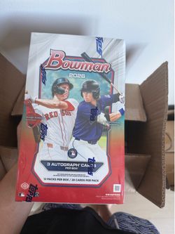 Bowman Baseball Jumbo Hobby Box SEALED