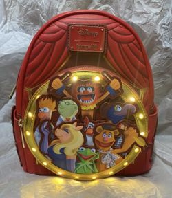 Loungefly Disney The Muppets Group Cameo Light-Up Mini Backpack