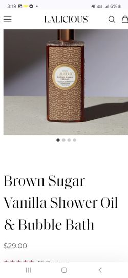 LaLicious Brown Sugar Vanilla Shower Oil And Bubbke Bath