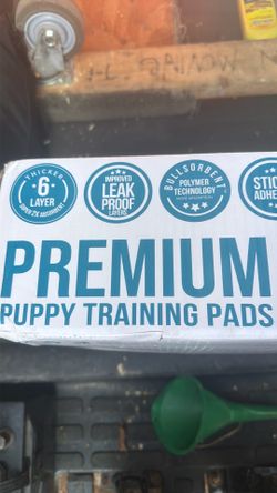Premium puppy training pads 100 count