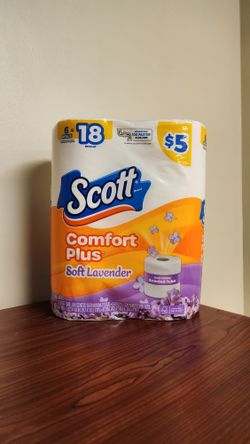 Scott ComfortPlus Soft Lavender Toilet Paper – 6 Count