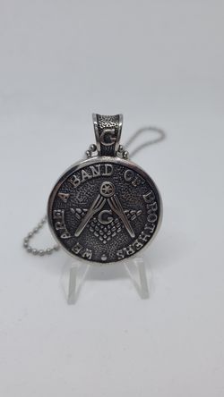 Mens freemason mason chain