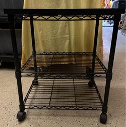 Safco Deskside 3 Tier Rolling Cart