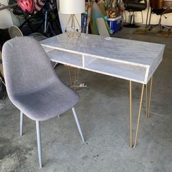 Mid Century Style Desk And Chair Home Furniture 