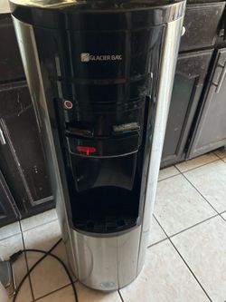 Glacier Bay 3 Gal or 5 Gal Hot, Room and Cold Water Dispenser Black and Stainless Steel (OBO)