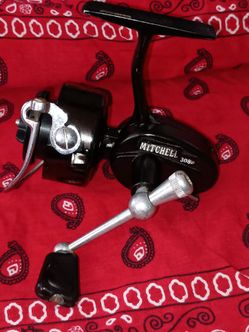 MITCHELL 308A ULTRA LIGHT SPINNING REEL WORKS GREAT
