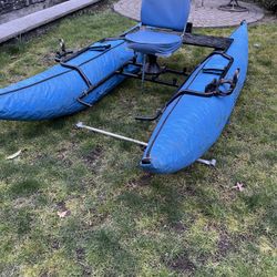 Outcast 2 person Pontoon Fishing Boat for Sale in Skok, WA - OfferUp