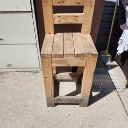 Wood Stool Chair