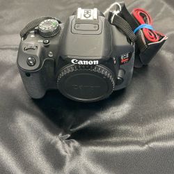 Canon EOS Rebel T5i DSLR camera body. 