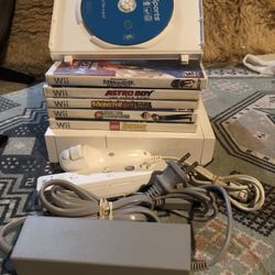 Nintendo Wii With Games Play Game Cube Game S