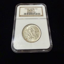 1935-D 50c Texas MS66 in NGC Fatty