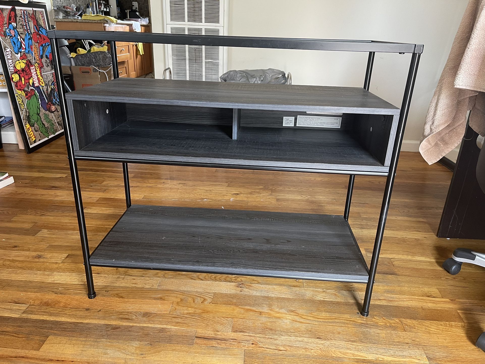 Glass Desk With Storage