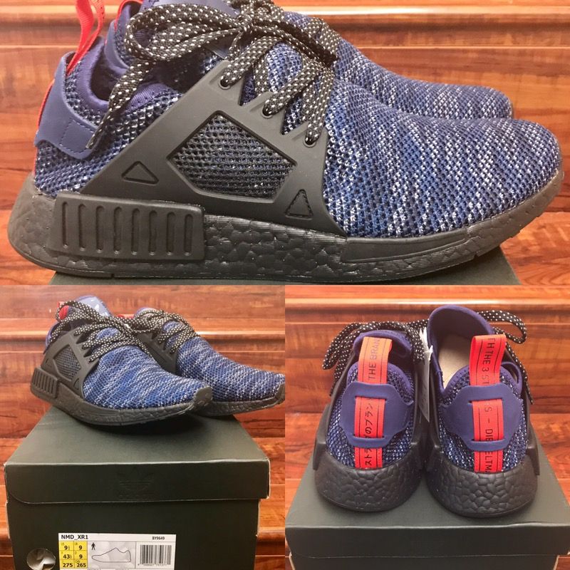 Leed routine Klap Adidas NMD XR1 JD Sports BY9649 Core Blue/Black Size 9.5 for Sale in Garden  Grove, CA - OfferUp