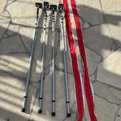 EX Up Dust Containment Poles