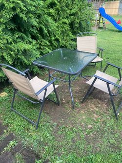 Outdoor Patio Table and Chair Set