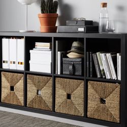 Set of 5 KNIPSA Basket, seagrass for Kallax Shelf Unit