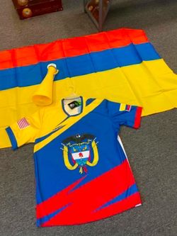 Set Colombiano de playera, bandera y trompeta 🎺