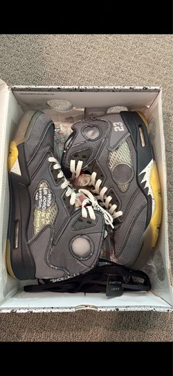 Off white Jordan 5 muslin