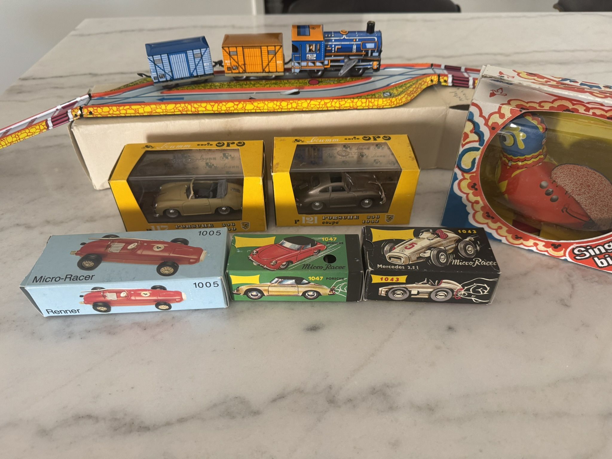 Vintage Collectible Wind-Up Tin Toys