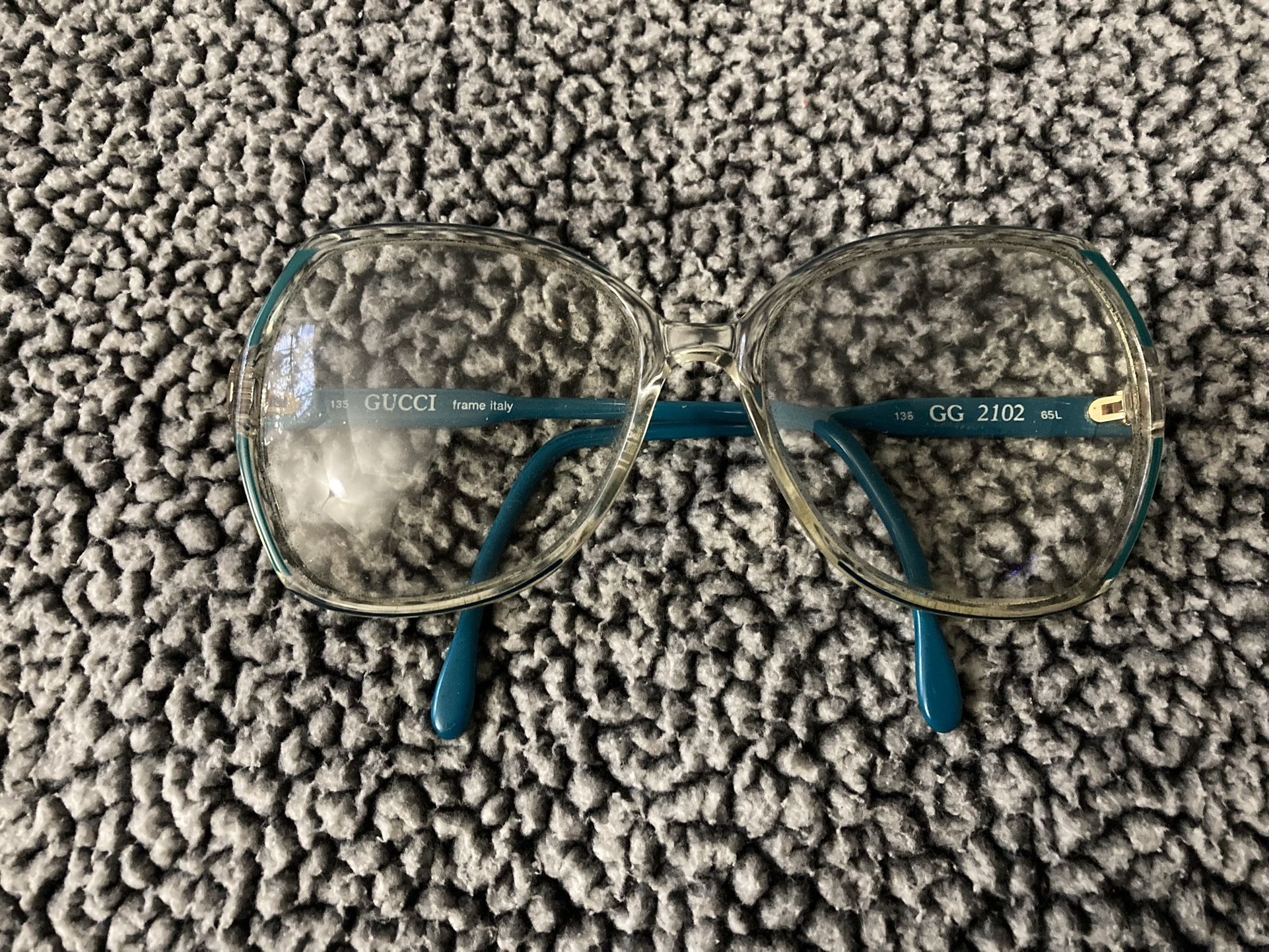 VTG Gucci Glasses w/ Magnifying Lenses 
