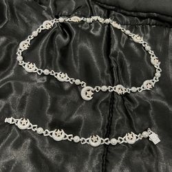VVS Moissanite Custom Chain And Bracelet
