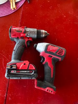 Milwaukee impact and hammer drill