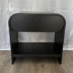 Black arched modern nightstands NEW