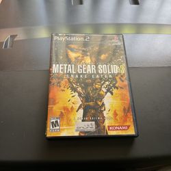 Metal Gear Solid 3 PlayStation 2