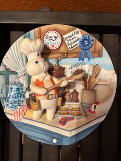 3D Pillsbury Doughboy Wall Plate