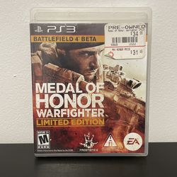Medal of Honor Warfighter Limited Edition PS3 Like New CIB PlayStation 3 Game