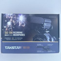 Takstar SGC-598 Shotgun Video Microphone Camera Interview Recording Mic for DSLR