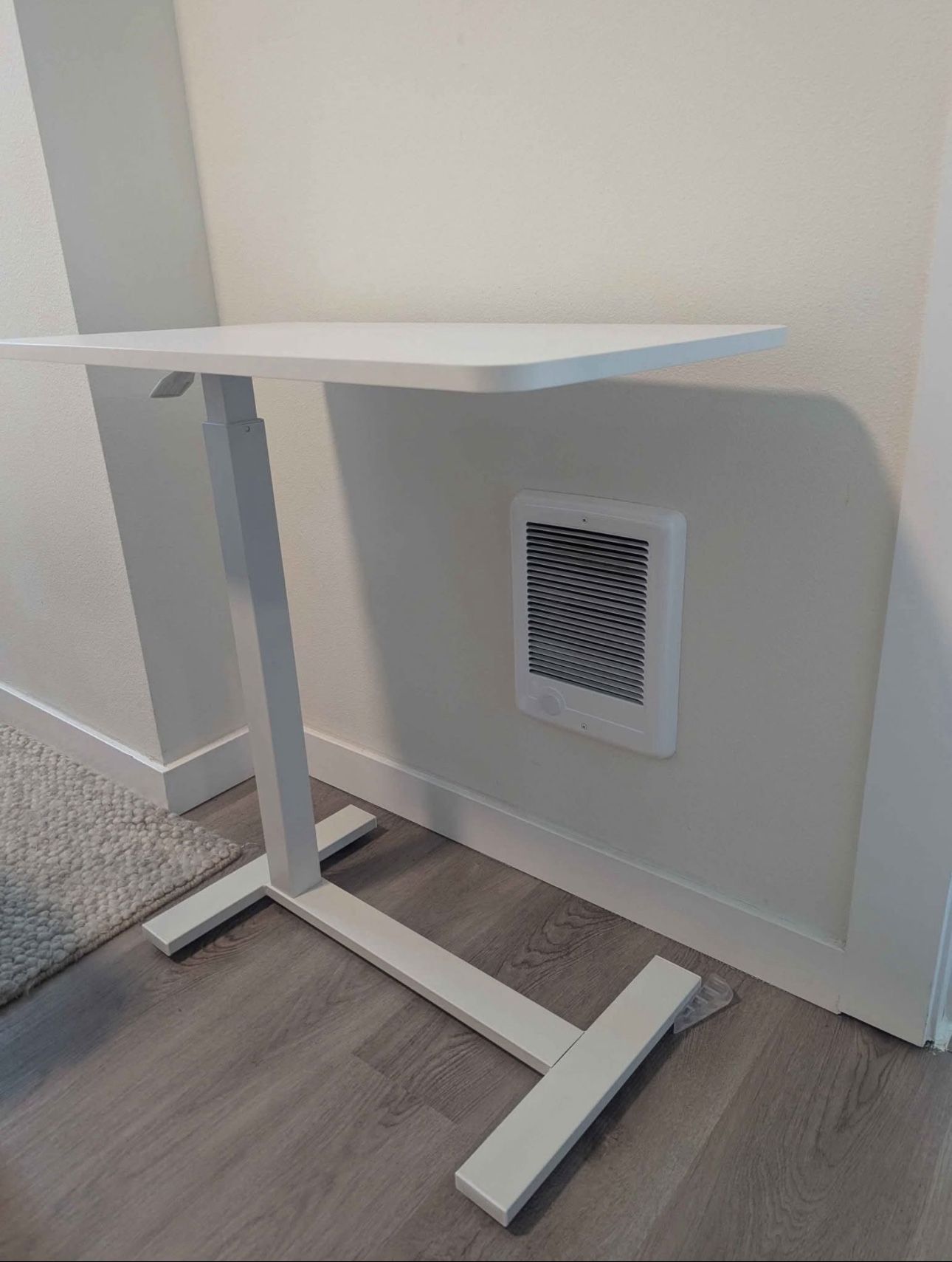 Over-Bed Table with Wheels/Rolling Laptop Desk