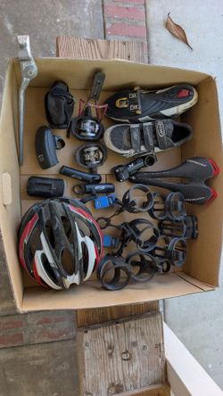 Box of Cycling Accessories