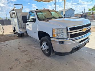 2012 Chevy Silverado 3500 HD dually with utility bed