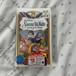 Snow White And The Seven Dwarfs Collectors Edition VHS  1994 In Original Packaging 