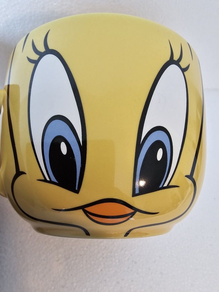 $15.00 - 1998 Tweety Bird Coffee Mug - Warner Brothers Looney Tunes/Large!