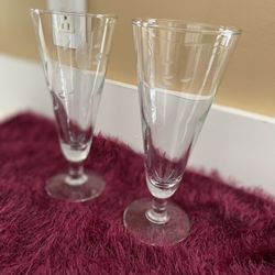 Princess House Glass Flutes (2)