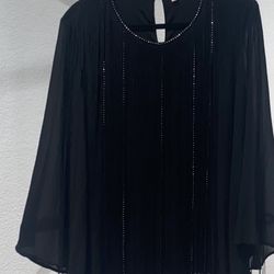 Reba Fringe & Rhinestone Top