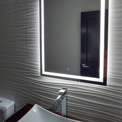 Bathroom vanity led mirror
