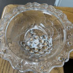 $35 Crystal Serving Bowl- Never Used
