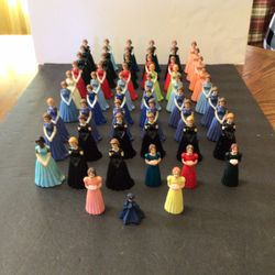 (57) Vintage Female Cake Topper Lot