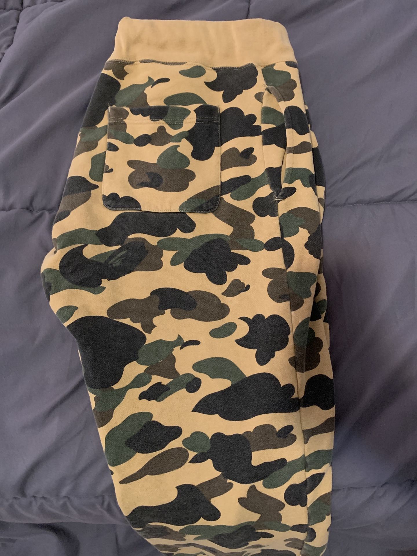 Bape Sweats Yellow Camo Classic Authentic