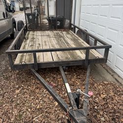 Flat  trailer