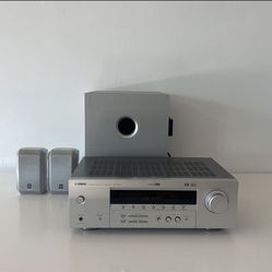 Yamaha HTR-5830 Stereo 5.1-Channel Natural Sound AV Receiver +Speaker System 