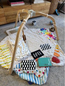 LOVEVERY | The Play Gym | Award Winning For Baby , Stage-Based Developmental Activity Gym & Play Mat for Baby to Toddler