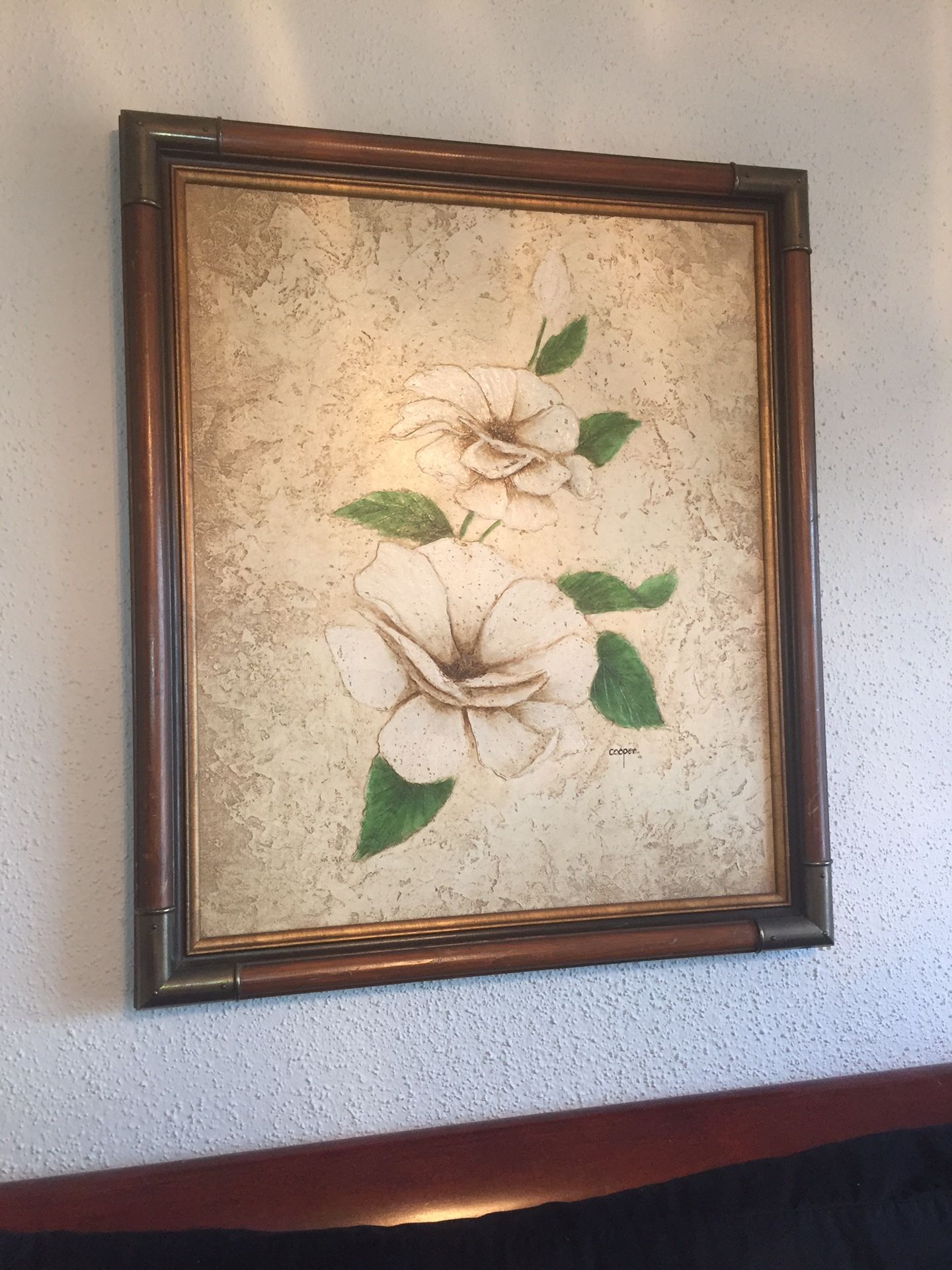 “Magnolias” painting by Cooper
